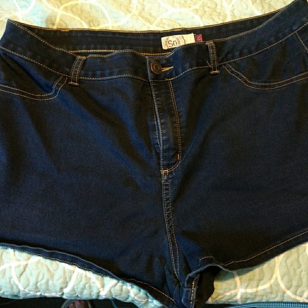 Dark Wash SO Brand Shorts